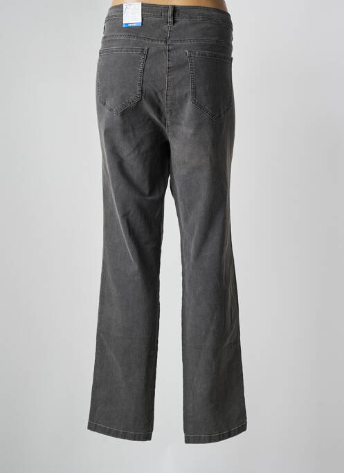 Jeans coupe droite gris FRANK WALDER pour femme