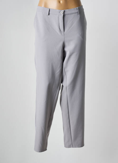 Pantalon 7/8 gris FRANK WALDER pour femme