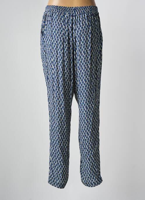 Pantalon droit bleu GRIFFON pour femme
