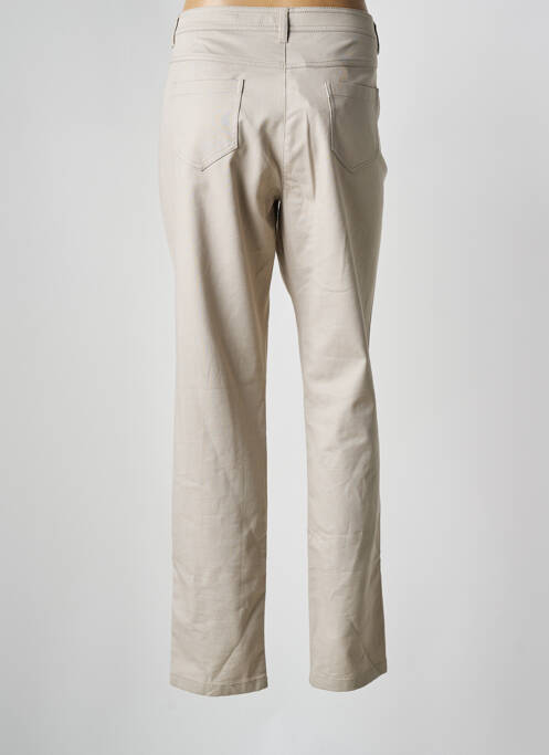 Pantalon slim beige DIVAS pour femme