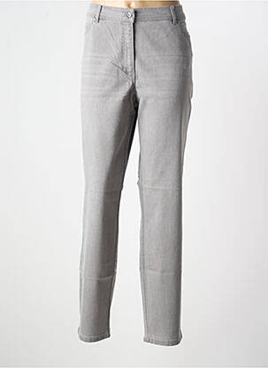 Jeans coupe slim stretch taille normale gris OLSEN femme