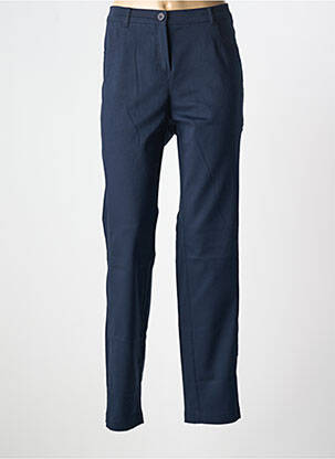 Jeans coupe slim tissage brut taille normale bleu FRANK WALDER femme