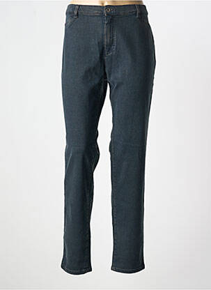 Jeans coupe slim stretch taille normale bleu BRUNO SAINT HILAIRE femme