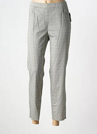 Pantalon 7/8 stretch taille normale vert FRANK WALDER femme