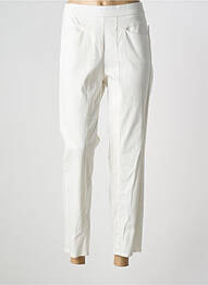 Jegging tissage popeline taille normale beige FRANK WALDER femme