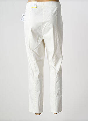 Jegging tissage popeline taille normale beige FRANK WALDER femme