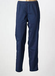 Jegging tissage popeline taille normale bleu FRANK WALDER femme