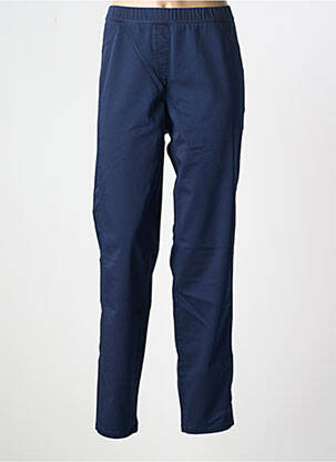 Jegging tissage popeline taille normale bleu FRANK WALDER femme