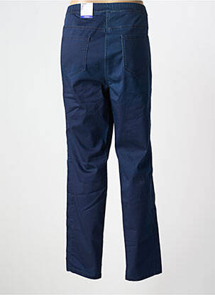 Jegging tissage popeline taille normale bleu FRANK WALDER femme