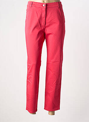 Jeans coupe droite stretch taille normale rouge OLSEN femme