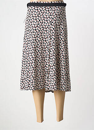 Jupe mi-longue stretch noir FRANK WALDER femme