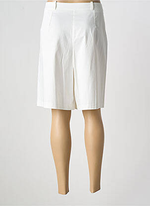 Bermuda coupe jupe culotte taille haute beige ESTEL COLLECTION femme