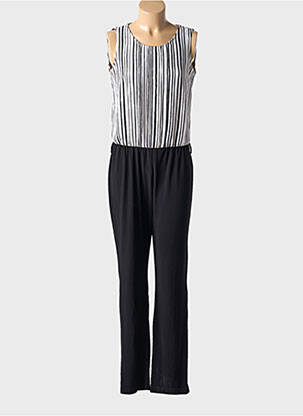 Combi-pantalon tissage crêpe sans manche noir PAZ TORRAS femme