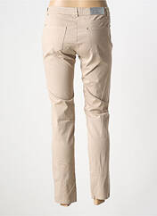 Jeans coupe slim beige ANDAMIO pour femme seconde vue