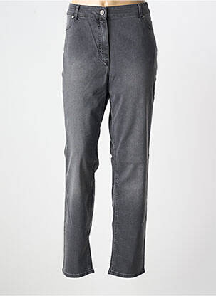 Jeans coupe slim gris OLSEN pour femme