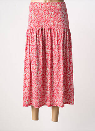 Jupe longue rouge MARBLE pour femme