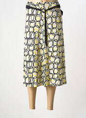 Jupe mi-longue jaune FRANK WALDER pour femme seconde vue