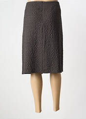 Jupe mi-longue marron FRANCE RIVOIRE pour femme seconde vue