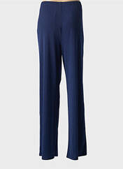 Pantalon large bleu MARBLE pour femme seconde vue