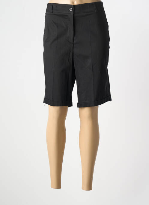 Bermuda noir ELEONORA AMADEI pour femme