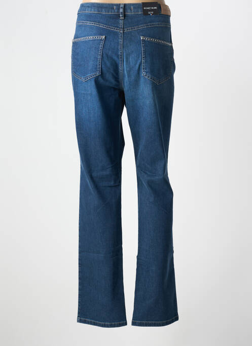 Jeans coupe slim bleu BRUNO SAINT HILAIRE pour femme