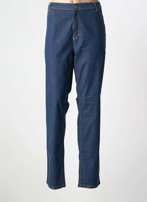 Jeans coupe slim bleu BRUNO SAINT HILAIRE pour femme