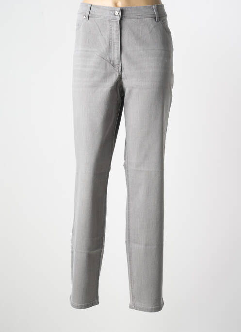 Jeans coupe slim gris OLSEN pour femme