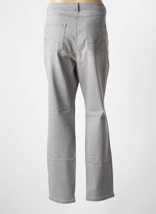 Jeans coupe slim gris OLSEN pour femme