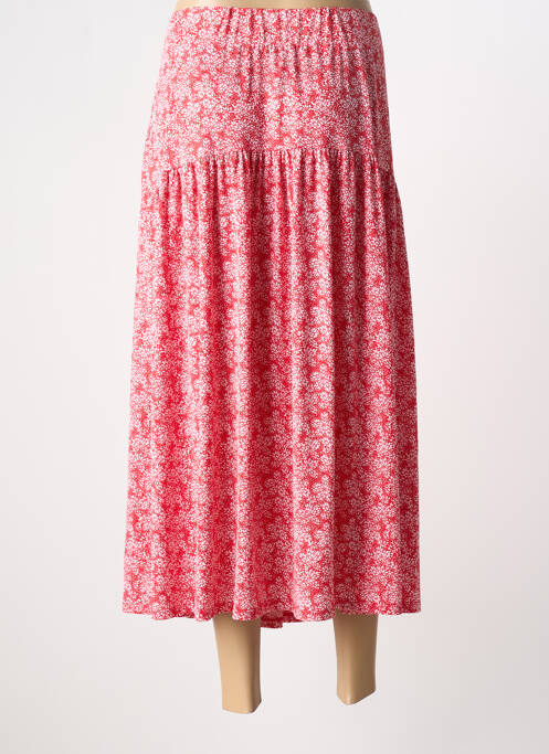 Jupe longue rouge MARBLE pour femme