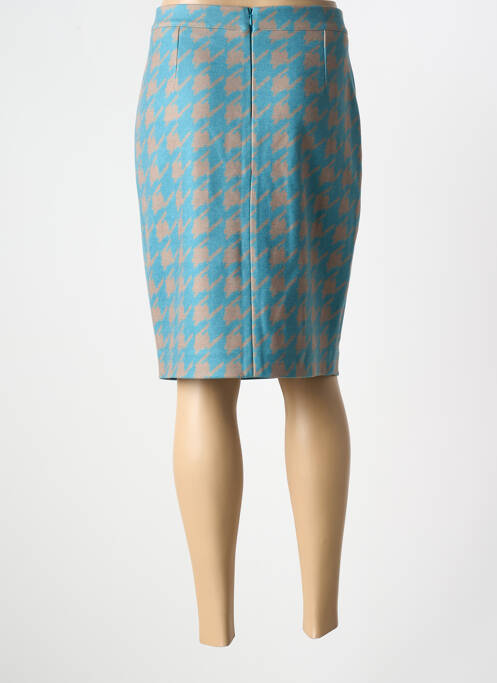 Jupe mi-longue bleu ESTEL COLLECTION pour femme