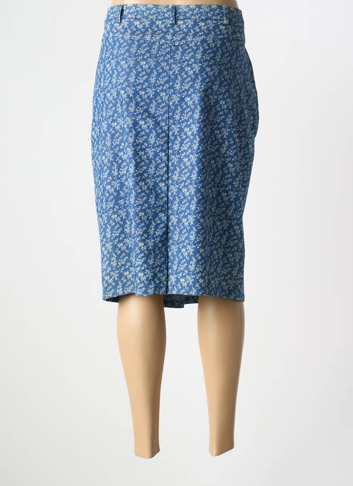 Jupe mi-longue bleu FRANCE RIVOIRE pour femme