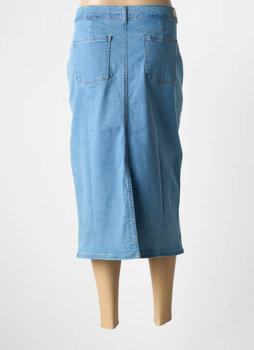 Jupe mi-longue bleu OLSEN pour femme