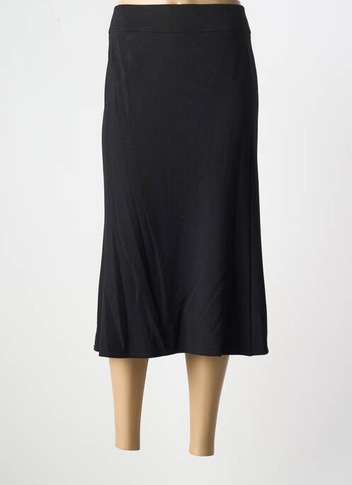 Jupe mi-longue noir FRANK WALDER pour femme