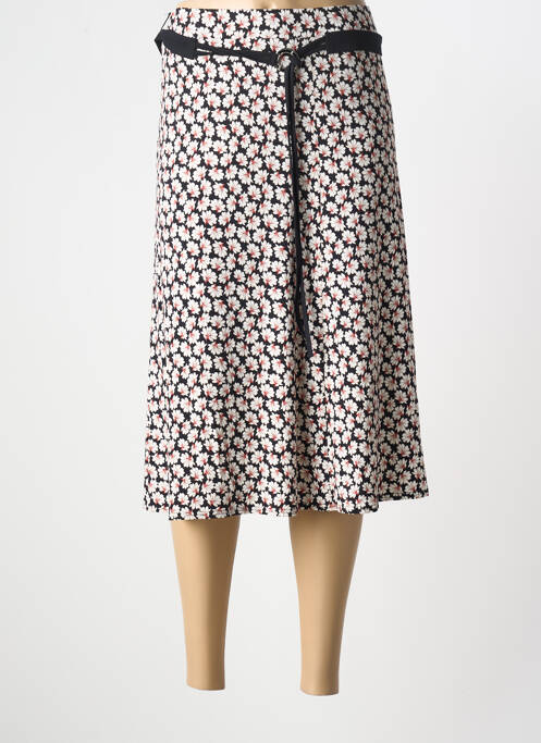 Jupe mi-longue noir FRANK WALDER pour femme