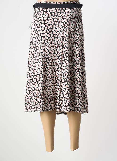 Jupe mi-longue noir FRANK WALDER pour femme