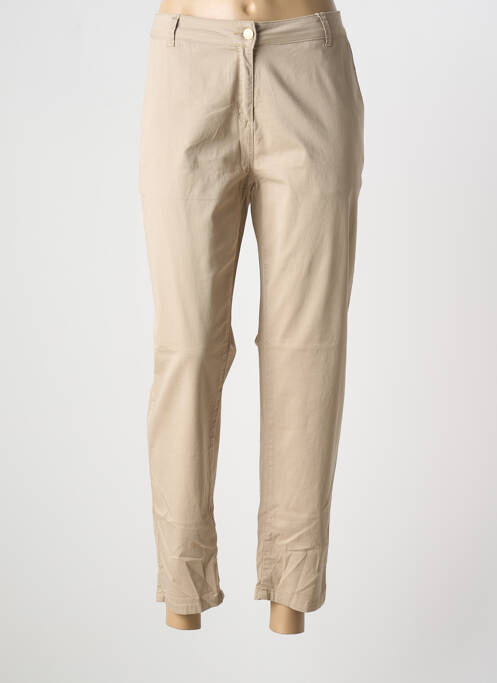 Pantalon 7/8 beige ANDAMIO pour femme