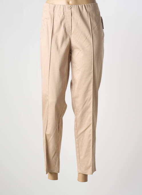 Pantalon 7/8 beige FRANK WALDER pour femme
