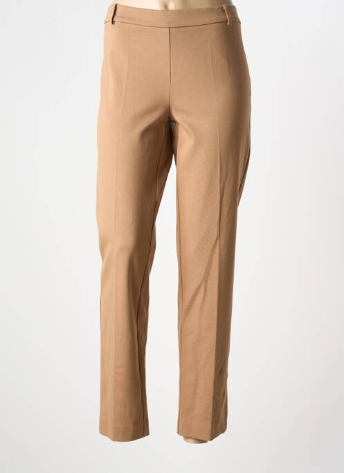 Pantalon chino marron ELEONORA AMADEI pour femme