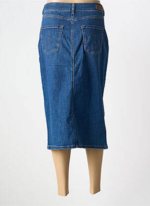 Jupe mi-longue bleu OLSEN femme