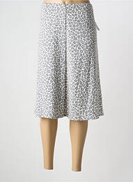 Jupe mi-longue coupe évasée gris FRANK WALDER femme
