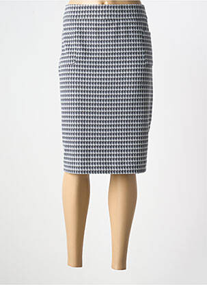 Jupe mi-longue coupe droite gris OLSEN femme