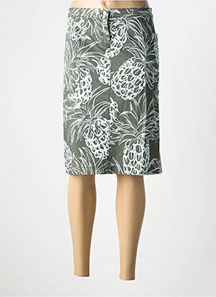 Jupe mi-longue coupe droite vert TUZZI femme