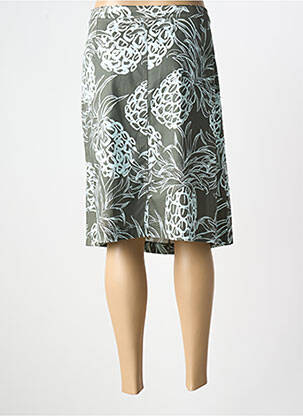 Jupe mi-longue coupe droite vert TUZZI femme