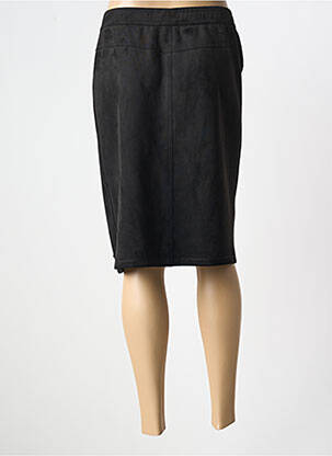 Jupe mi-longue coupe droite noir THOMAS RABE femme