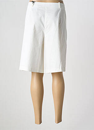 Bermuda tissage popeline taille normale blanc ESTEL COLLECTION femme