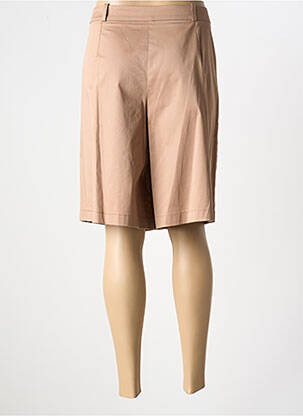 Bermuda tissage popeline taille normale beige ESTEL COLLECTION femme