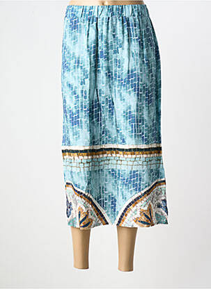 Jupe longue bleu PAZ TORRAS pour femme