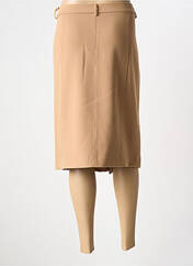 Jupe mi-longue beige ANDAMIO pour femme seconde vue