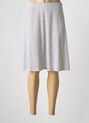 Jupe mi-longue beige MARBLE pour femme seconde vue