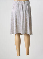 Jupe mi-longue beige MARBLE pour femme seconde vue